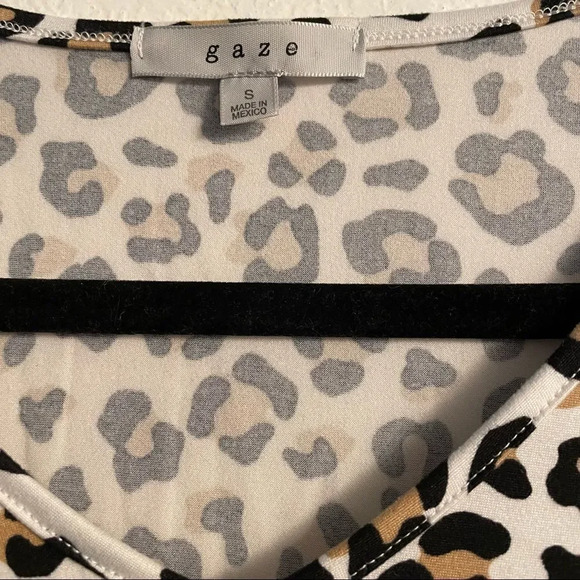 Gaze Cheetah Print Long Sleeve Top - Picture 5 of 12